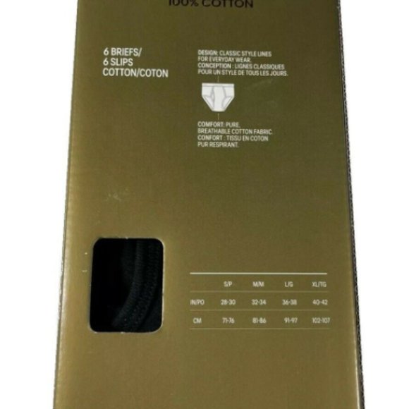 Calvin Klein Classics Brief 100% Cotton 6Pack NWT - Picture 4 of 4